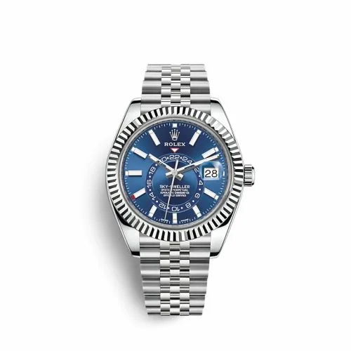 Rolex Sky-Dweller Stainless Steel / White Gold / Blue / Jubilee 326934-0004 (M326934-0004)